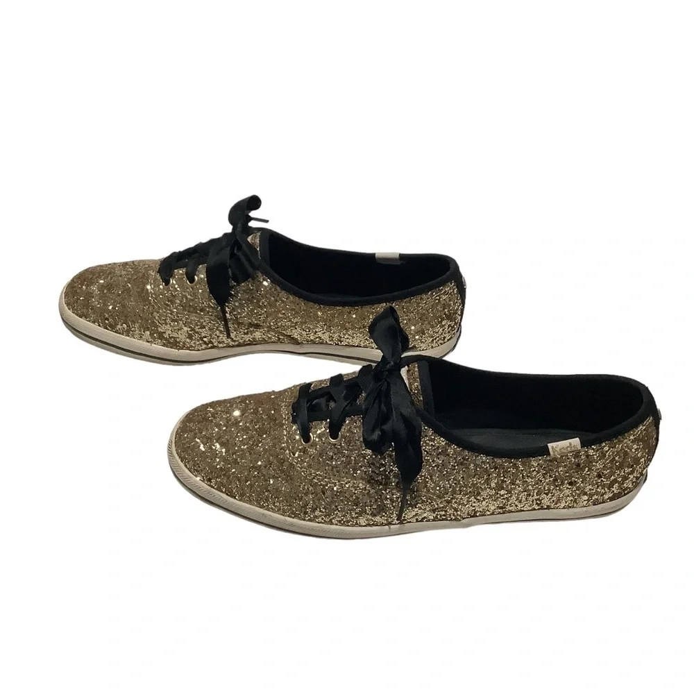 KATE SPADE‎ x KEDS Champion Autumn Gold Sneakers Size 9
